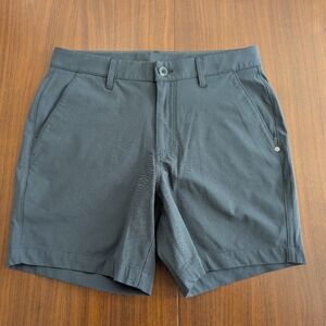 Vuori Meta Shorts Mens 30 Gray Golf Polyester Casual Chino V379 Pre Owned